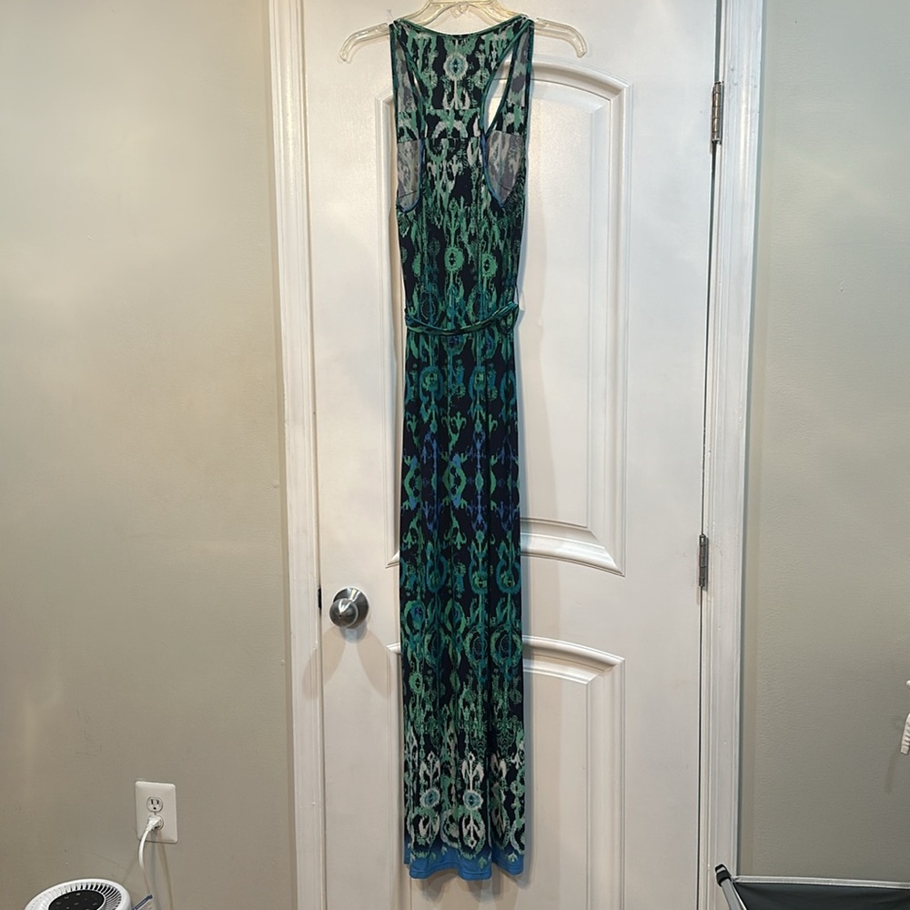 Colorful Racerback Maxi Dress, Size 6 - Picture 4 of 4